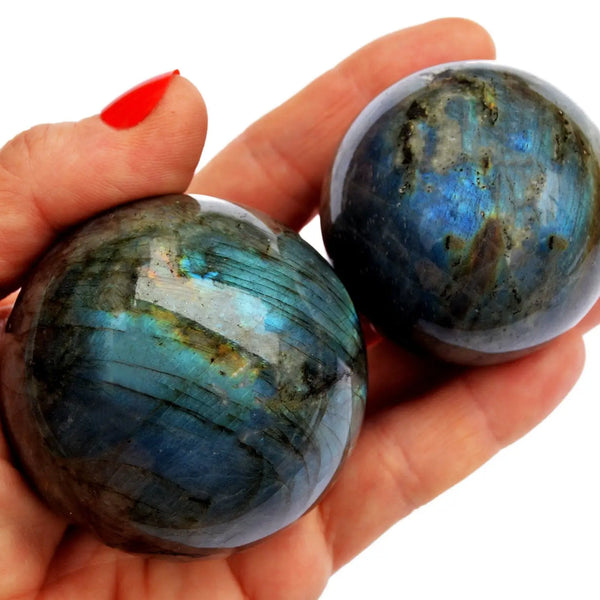 Hot Labradorite Sphere Orb 371 Gram 64 MM For Meditation Stone Promotes psychic abilities Strengthens Stimulates imagination Calming