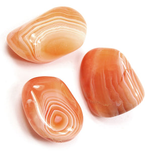 Carnelian Banded Agate Tumbled